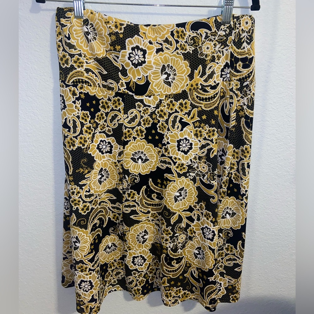 Gold and Black Skirt